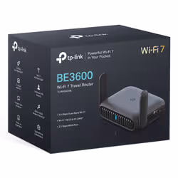 TP-Link BE3600 Wi-Fi 7 router wireless 2.5 Gigabit Ethernet Dual-band (2.4 GHz/5 GHz) Nero - Vista aggiuntiva 5