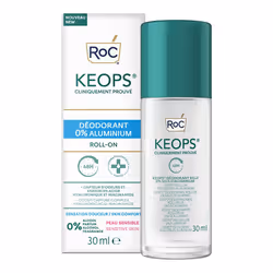 RoC Keops Deodorante Roll-On 48h offre protezione dai cattivi odori senza irritare la pelle. Con Acido Ialuronico e Niacinami ...