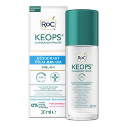 Roc Keops Deodorante Roll On 48h 0% Sali di Alluminio 30ml + CONFEZIONE OMAGGIO