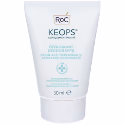 RoC Keops Deodorante Anti-traspirante 30ml offre un'efficace protezione contro la sudorazione per 7 giorni. Formula senza alc ...