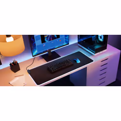 HYTE CNVS Tappetino per mouse per gioco da computer Nero - Vista aggiuntiva 8