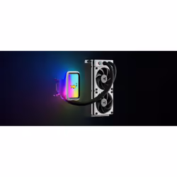 HYTE THICC Q60 Processore Kit di raffreddamento a liquido 12 cm Nero, Bianco 2 pz - Vista aggiuntiva 4
