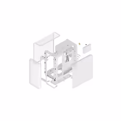HYTE X50 AIR MID TOWER CASE SNOW WHITE - Vista aggiuntiva 7