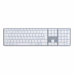 HYPER HS2310NO, Full-size (100%), Wireless, Bluetooth, QWERTY, LED, Grigio