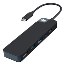 HYPER HD4101BKGL hub di interfaccia USB tipo-C 5000 Mbit/s Nero