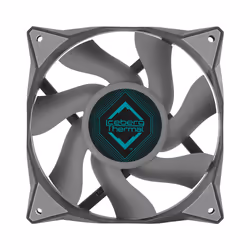 Iceberg Thermal IceGALE, Ventilatore, 12 cm, 500 Giri/min, 1850 Giri/min, Grigio
