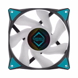 Iceberg Thermal IceGALE ARGB, Ventilatore, 12 cm, 500 Giri/min, 2200 Giri/min, Nero