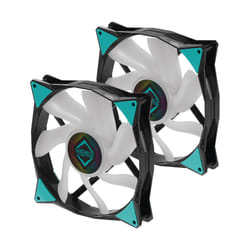 Iceberg Thermal IceGALE ARGB Case per computer Ventilatore 14 cm Nero 2 pz