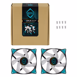 Iceberg Thermal IceGALE ARGB Case per computer Ventilatore 14 cm Nero 2 pz - Vista aggiuntiva 3