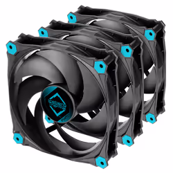 Iceberg Thermal IceGALE Silent PWM, Ventilatore, 12 cm, 600 Giri/min, 1600 Giri/min, Nero