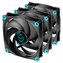 Iceberg Thermal IceGALE Silent PWM Case per computer Ventilatore 12 cm Nero 3 pz