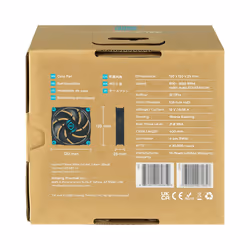 Iceberg Thermal IceGALE Silent PWM Ventola case PC 3 ventole Nero - Vista aggiuntiva 5