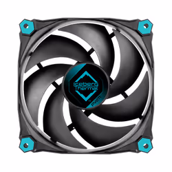 Iceberg Thermal IceGALE Silent PWM Ventola case PC 3 ventole Nero - Vista aggiuntiva 6