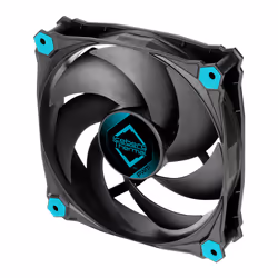 Iceberg Thermal IceGALE Silent PWM Ventola case PC 3 ventole Nero - Vista aggiuntiva 7