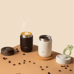 Outin OT-TUM-01-SW kubek podróżny 350 ml Sabbia Acciaio inox - Vista aggiuntiva 4