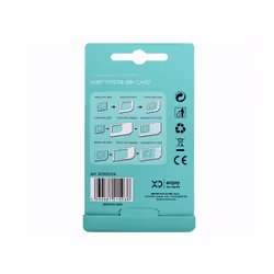 XD Enjoy XDNSY04 adattatore per SIM/flash memory card Adattatore scheda SIM - Vista aggiuntiva 2
