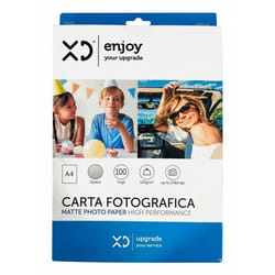 XD Enjoy XDPHOTOPAPER05 carta fotografica A4 Bianco Opaco