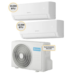 Olimpia Splendid Condizionatore DUAL split Inverter 10000+12000 btu Wi-Fi OSCAAMH14EI + OSSAAQH10EI + OSSAAQH12EI Climatizzatore Fisso
