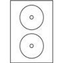Avery White Full Face CD/DVD Label - Inkjet - J8676 Bianco