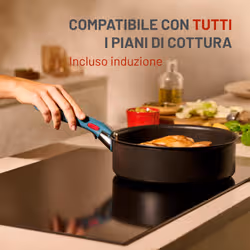 Lagostina Ingenio, Manico rimovibile, Per tutte le padelle Ingenio, Garantito 10 anni, Petrolio - Vista aggiuntiva 8