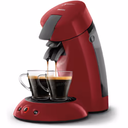 Senseo Original HD6553/81, Macchina per caffè a cialde, 0,7 L, Cialde caffè, 1450 W, Rosso