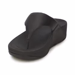 Infradito FitFlop LULU LEATHER Nero - 42