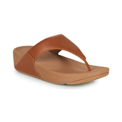Infradito FitFlop LULU LEATHER TOEPOST Marrone - 38