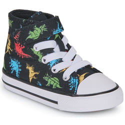 Scarpe bambini Converse CHUCK TAYLOR ALL STAR 1V DINOSAURS HI Multicolore - 21