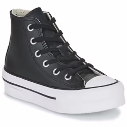 Scarpe bambini Converse Chuck Taylor All Star Eva Lift Leather Foundation Hi Nero - 27