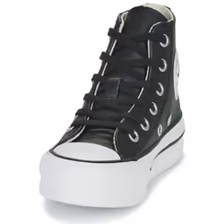 Scarpe bambini Converse Chuck Taylor All Star Eva Lift Leather Foundation Hi Nero - 27