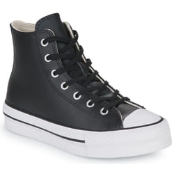 Scarpe bambini Converse Chuck Taylor All Star Eva Lift Leather Foundation Hi Nero - 37