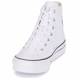 Scarpe bambini Converse Chuck Taylor All Star Eva Lift Leather Foundation Hi Bianco - 36 - Vista aggiuntiva 3