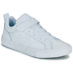 Scarpe bambini Converse PRO BLAZE STRAP LEATHER Bianco - 35