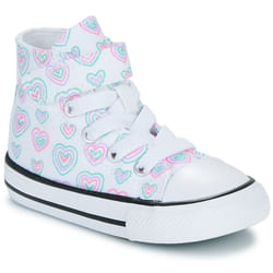 Scarpe bambini Converse CHUCK TAYLOR ALL STAR HEARTS EASY-ON Multicolore - 20