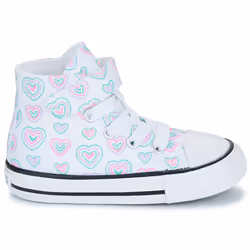 Scarpe bambini Converse CHUCK TAYLOR ALL STAR HEARTS EASY-ON Multicolore - 20 - Vista aggiuntiva 2