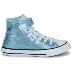 Scarpe bambini Converse CHUCK TAYLOR ALL STAR COATED GLITTER EASY-ON Blu - 27