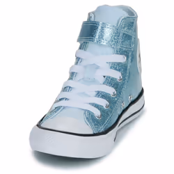 Scarpe bambini Converse CHUCK TAYLOR ALL STAR COATED GLITTER EASY-ON Blu - 27