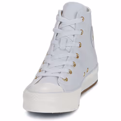 Scarpe bambini Converse CHUCK TAYLOR ALL STAR EVA LIFT PLATFORM TONAL CANVAS Blu - 36 - Vista aggiuntiva 3