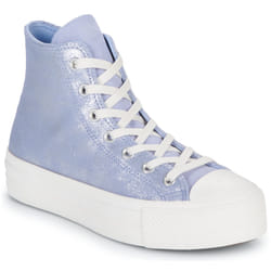 Sneakers alte Converse CHUCK TAYLOR ALL STAR LIFT PLATFORM SUEDE SHIMMER Blu - 36