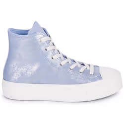 Sneakers alte Converse CHUCK TAYLOR ALL STAR LIFT PLATFORM SUEDE SHIMMER Blu - 36