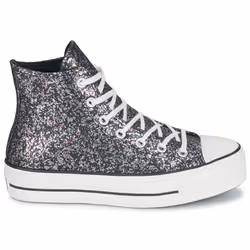 Sneakers alte Converse CHUCK TAYLOR ALL STAR LIFT PLATFORM GLITTER Nero - 36 - Vista aggiuntiva 2