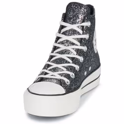 Sneakers alte Converse CHUCK TAYLOR ALL STAR LIFT PLATFORM GLITTER Nero - 36 - Vista aggiuntiva 3