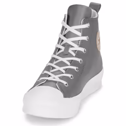 Scarpe bambini Converse CHUCK TAYLOR ALL STAR EVA LIFT LEATHER Grigio - 36