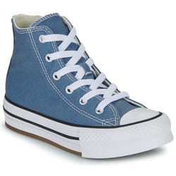 Scarpe bambini Converse CHUCK TAYLOR ALL STAR EVA LIFT PLATFORM Blu - 27