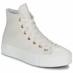 Sneakers alte Converse CHUCK TAYLOR ALL STAR LIFT PLATFORM GOLD Bianco - 36