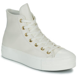 Sneakers alte Converse CHUCK TAYLOR ALL STAR LIFT PLATFORM GOLD Bianco - 36
