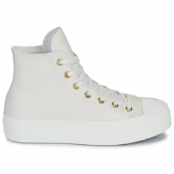 Sneakers alte Converse CHUCK TAYLOR ALL STAR LIFT PLATFORM GOLD Bianco - 36