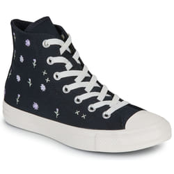 Sneakers alte Converse CHUCK TAYLOR ALL STAR EMBROIDERED FLOWERS Nero - 37