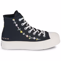 Sneakers alte Converse CHUCK TAYLOR ALL STAR LIFT FLORAL EMBROIDERY Nero - 36