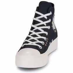 Sneakers alte Converse CHUCK TAYLOR ALL STAR LIFT FLORAL EMBROIDERY Nero - 36